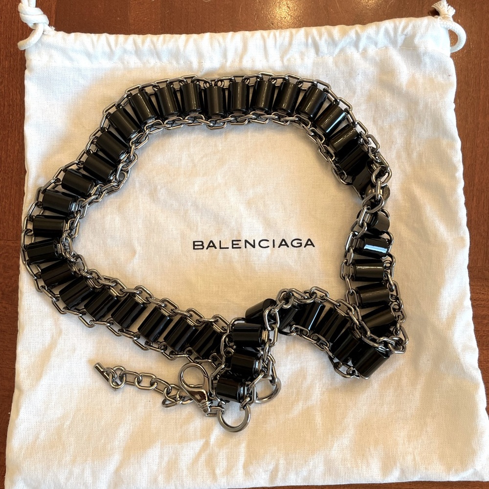 Balenciaga chain link belt